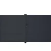 Portão De Batente Antracite Em Aluminio De C350 X A173 Cm - Nazario