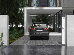 Portão De Correr Aluminio C416 X A180 Cm Branco - Nazario