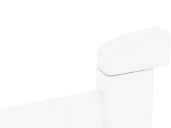 Portão Eletrico De Batente Aluminio C305 X A181 Cm Branco - Nazario