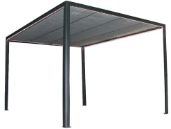 Pérgola Autonoma Em Aluminio Nitero Com Led - C294 X L294 X A230 Cm
