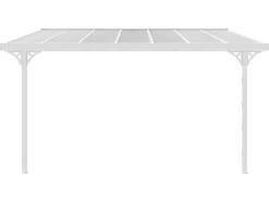 Pérgola De Parede Em Aluminio 13,2 M Branco Alvaro