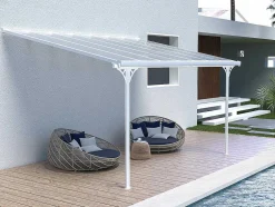 Pérgola De Parede Em Aluminio 13,2 M Branco Alvaro