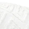 Pufe Em Algodao Branco Coberto De Retalhos - Oualidia