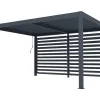 Quebra-Sol Orientavel Aluminio Para Pérgola Bioclimatica Antracite L3,68 X A2,2 M - Bolsena