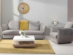 Relógio De Parede Contemporaneo De D. 40 Cm Cor Natural - Bossifa
