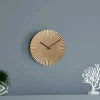 Relógio De Parede Design D. 50 Cm Metal Dourado - Felinar