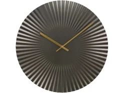 Relógio De Parede Design D. 50 Cm Metal Cinza Antracite - Felinar