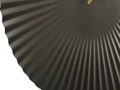 Relógio De Parede Design D. 50 Cm Metal Cinza Antracite - Felinar