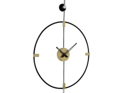 Relógio De Parede Em Metal D. 47 Cm Preto - Hamona