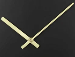 Relógio De Parede Em Metal L. 31 X A. 60 Cm Preto E Dourado - Fastina