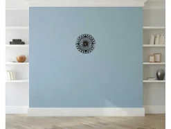 Relógio Geometrico 3, Preto, 50X1,5X50 Cm, Epikasa
