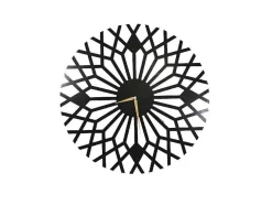 Relógio Geometrico 3, Preto, 50X1,5X50 Cm, Epikasa