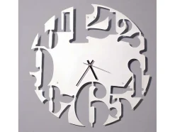 Relógio Numbers 2, Branco, Preto, 50X1,5X50 Cm, Epikasa