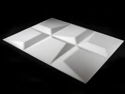 Revestimento De Parede 3D Tessel Para Pintar - Pack De 3M - Lote De 6 Pecas