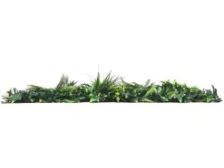Revestimento De Parede Vegetal Sintetico Verde, Pack De 1 M - Delvin