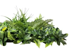 Revestimento De Parede Vegetal Sintetico Verde, Pack De 1 M - Delvin
