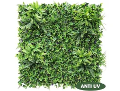 Revestimento De Parede Vegetal Sintetico Verde, Pack De 3M - Matcha