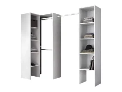 Roupeiro De Canto C225 Cm Branco - Ferdinand
