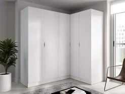 Roupeiro De Canto 5 Portas C173 Cm Branco - Listowel