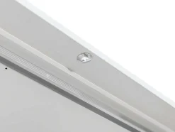 Roupeiro 2 Portas Com Espelho E Leds De C255 Cm Cor Branco - Ingina