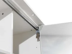Roupeiro 2 Portas Com Espelho E Leds De C255 Cm Cor Branco - Ingina