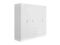 Roupeiro 5 Portas E 3 Gavetas C202 Cm Branco - Listowel