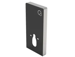 Sanita Suspensa Em Ceramica Preto Brilhante Com Estrutura De Suporte Decorativo - Clemona