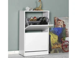 Sapateira 2 Portas Deslizantes 83X51X26 Branco