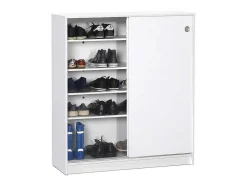 Sapateira 2 Portas Deslizantes 105X92X38 Branco