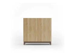 Sapateiro/Móvel Organização - H90Cm X L90Cm X P27Cm Carvalho Dourado Pernas Moca - Copenhague
