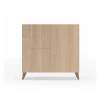 Sapateiro/Móvel Organização - H87Cm X L90Cm X P27Cm Nogueira Clara Pernas Moca - Bergen