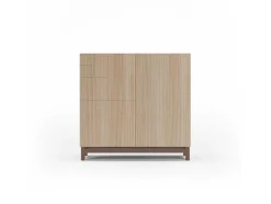 Sapateiro/Móvel Organização - H90Cm X L90Cm X P27Cm Nogueira Clara Pernas Moca - Copenhague