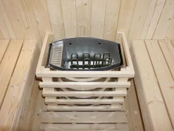 Sauna De Exterior 6 Lugares Com Salamandra De 8 Kw C185 X L220 X A190 Cm - Isokyro