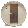 Sauna De Exterior 4 Lugares Com Salamandra De 6 Kw C185 X L180 X A190 Cm - Isokyro