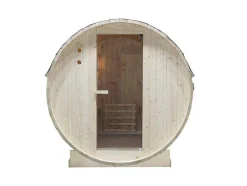 Sauna De Exterior 2 Lugares Com Salamandra De 3,5 Kw C185 X L120 X A190 Cm - Isokyro