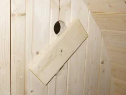 Sauna De Exterior 2 Lugares Com Salamandra De 3,5 Kw C185 X L120 X A190 Cm - Isokyro