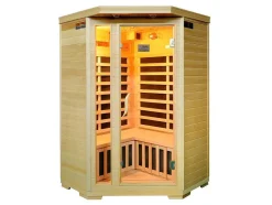 Sauna De Infravermelhos 3/4 Lugares De Canto Gama Prestigio Arvika Ii - 120 X 56 X 120 X A190 Cm