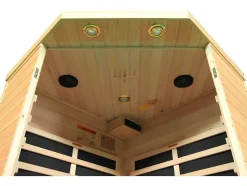Sauna De Infravermelhos 3/4 Lugares De Canto Gama Prestigio Arvika Ii - 120 X 56 X 120 X A190 Cm
