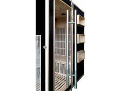Sauna De Infravermelhos 3/4 Lugares Gama Prestigio Mikeli Iii - C150*P130*A190 Cm - Preto