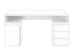 Secretária Com Arrumação Serguei - Mdf Lacado A Branco