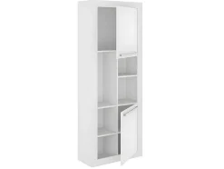 Secretária De Canto Com 2 Gavetas E 2 Portas Cor Branco - Evan