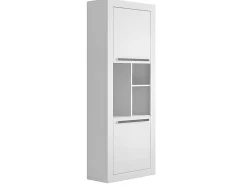 Secretária De Canto Com 2 Gavetas E 2 Portas Cor Branco - Evan