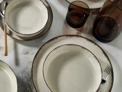 Servico De Louça Em Porcelana 18 Pecas Creme - Sancha