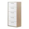 Sinfonier 5 Gavetas 99X40X35 Cambriano-Branco