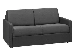Sofá Cama De 2 Lugares Abertura Facil Em Tecido Cinzento - Cama De 120 Cm - Calife