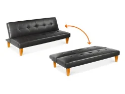 Sofá-Cama Tristar (Preto)