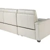 Sofá Chaise Longue Em Couro E Com Relax 6155
