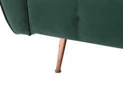 Sofá De Canto Convertivel E Reversivel Em Veludo Verde Pinho - Polani
