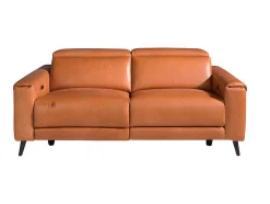 Sofá De Couro De 3 Lugares Com Relaxamento 6148