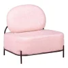 Sofá De 1 Lugar Com Design Minimalista - Clair - Rosa